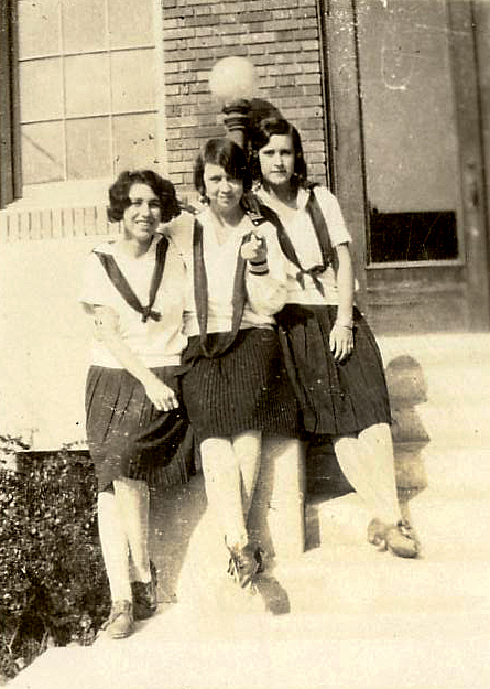 Virginia Walker in high school - about 1925